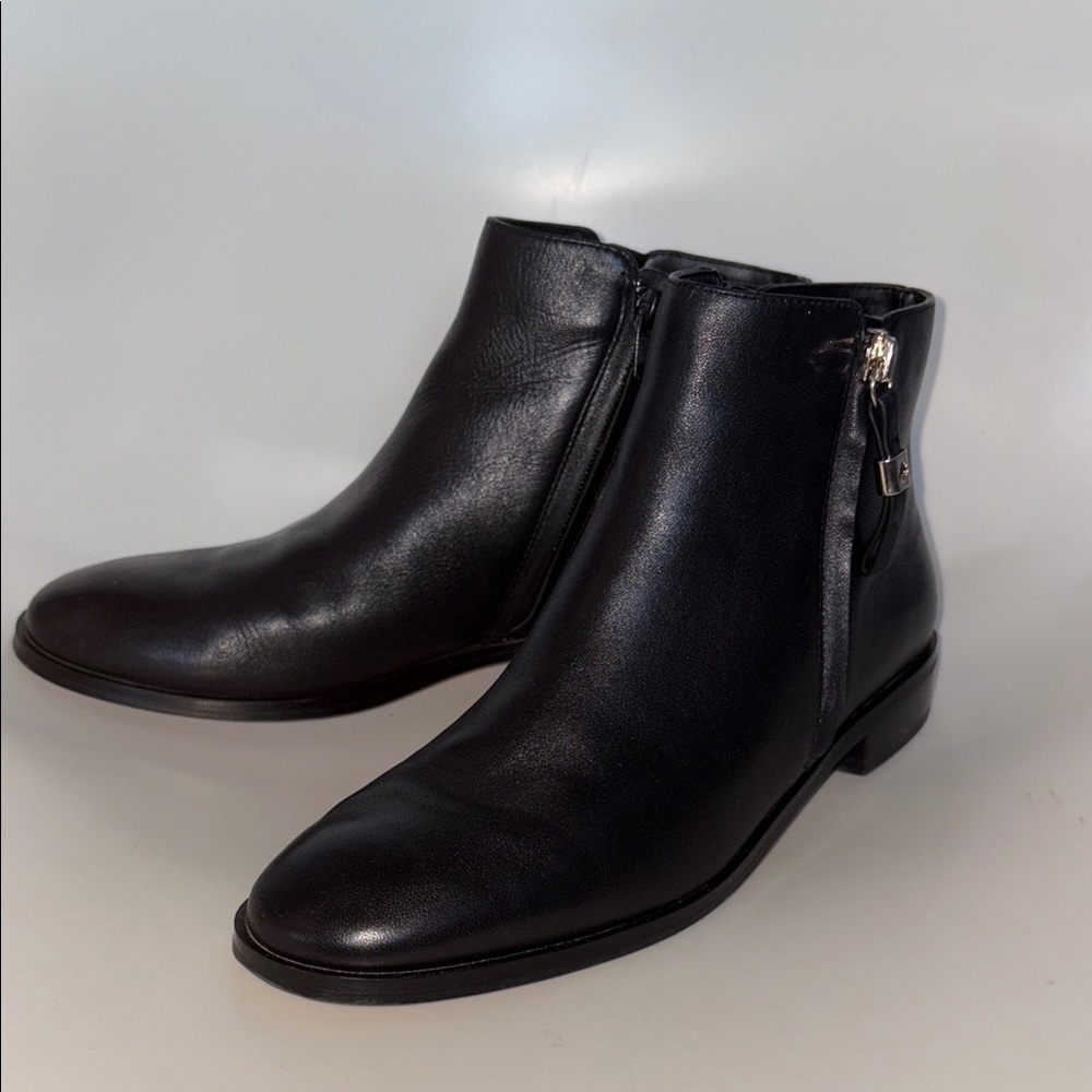 Kate Spade Bacall Black Leather Boots